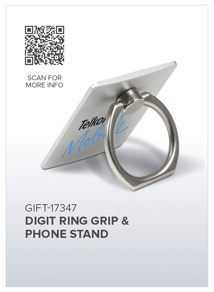 GIFT-17347 - Digit Ring Grip & Phone Stand - Catalogue Image